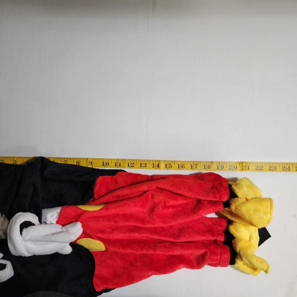 Disney Toys R Us Tuxedo Style Mickey Mouse Costume One Piece Hooded Baby 3-6M